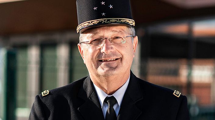 El director general de la Gendarmería Nacional Francesa, Cristian Rodríguez