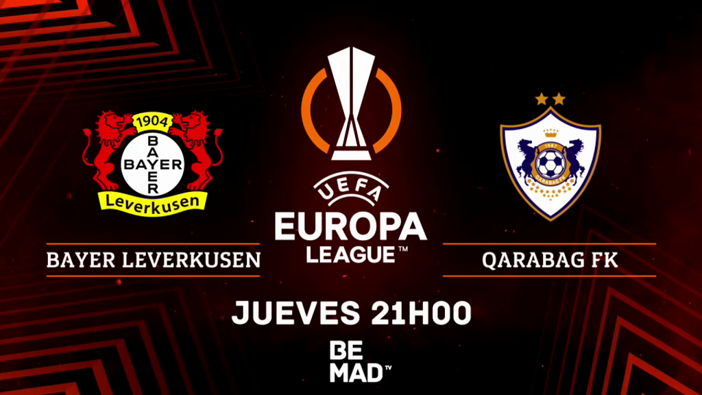 UEFA Europa League: Bayer Leverkusen - Qarabag FK, este jueves 14 de marzo a las 21.00 h.