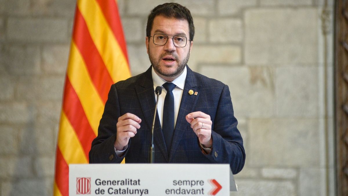 Sigue en directo la rueda de prensa de Pere Aragonés tras no aprobar los presupuestos en Cataluña