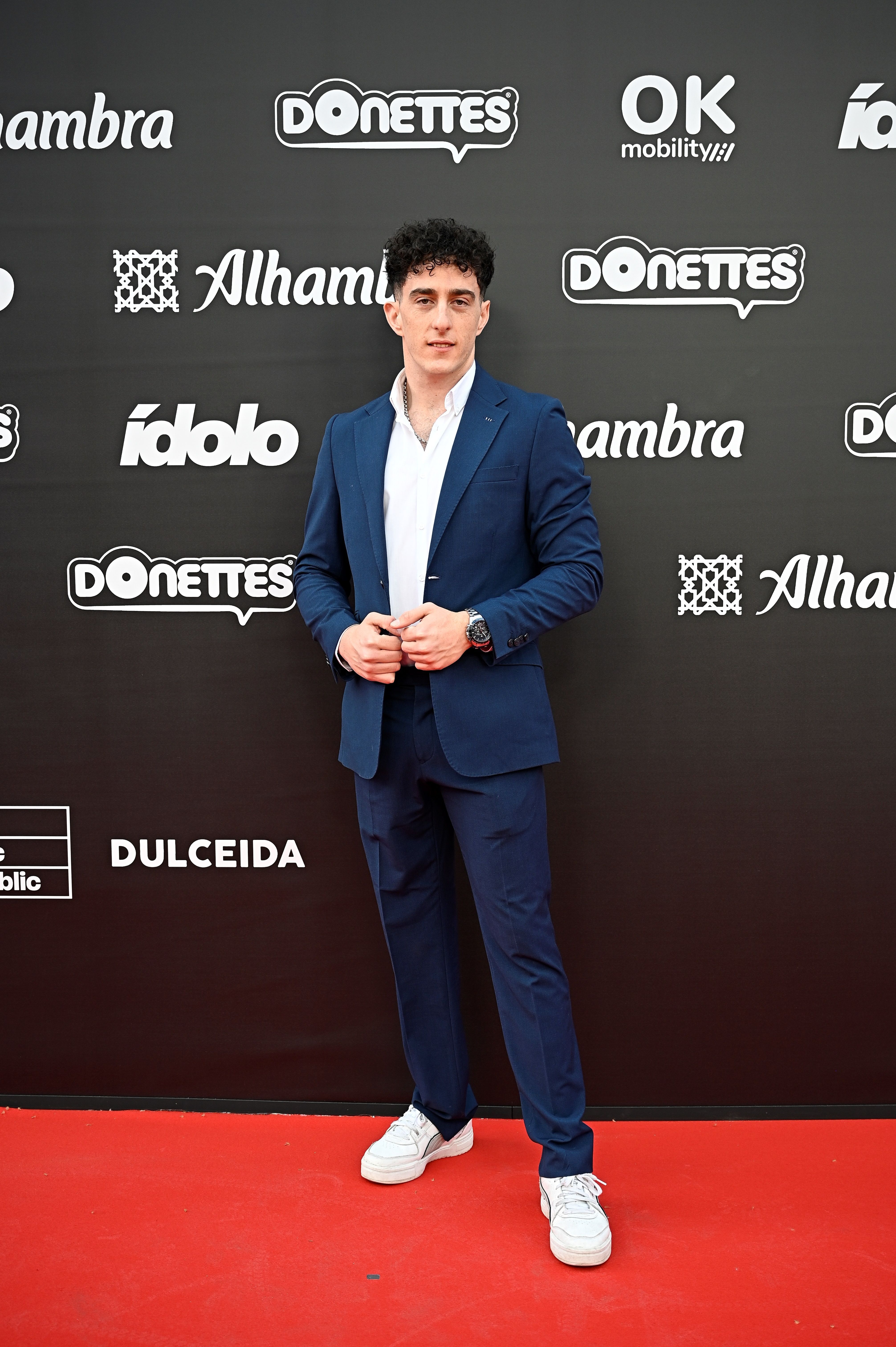 Alberto Boniato en los Premios Ídolo