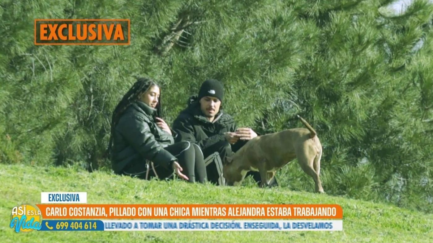 Carlo Costanzia pillado con una mujer misteriosa Así es la vida 2024 Programa 181