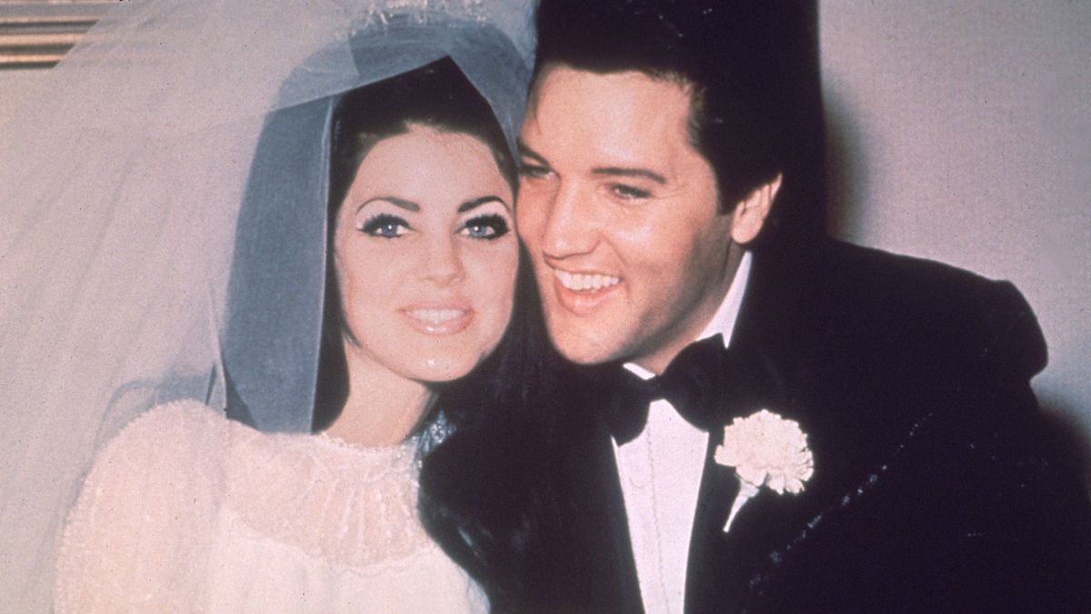 Elvis y Priscilla el día de su boda