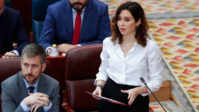 Isabel Díaz Ayuso ataca a Pedro Sánchez en la Asamblea con un dardo a ...