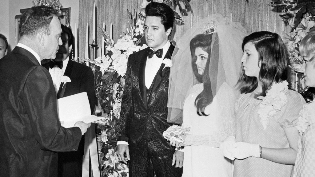 La boda de Elvis y Pricilla Presley. FUENTE: Cordonpress