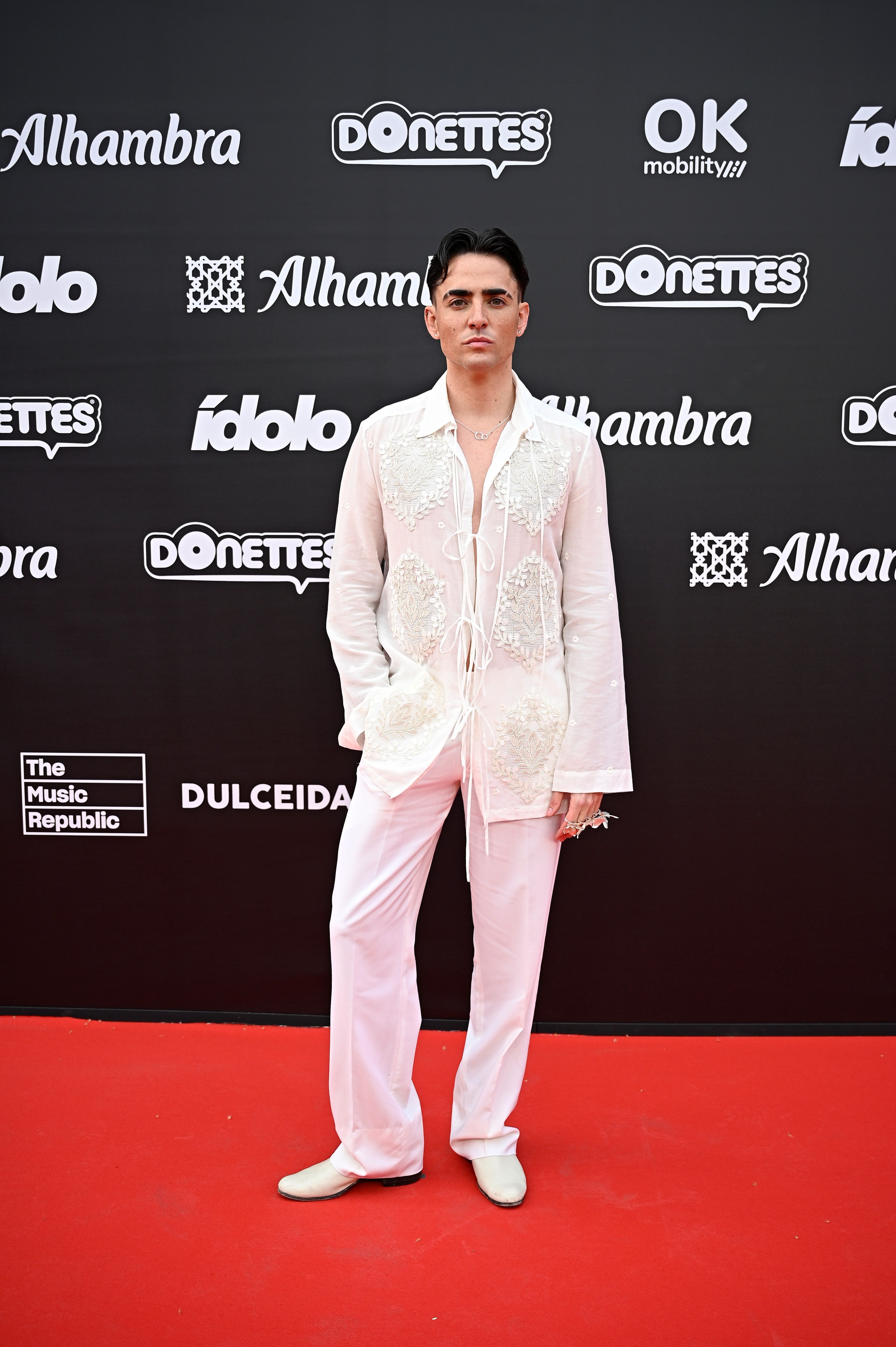 Luc Loren en los Premios Ídolo