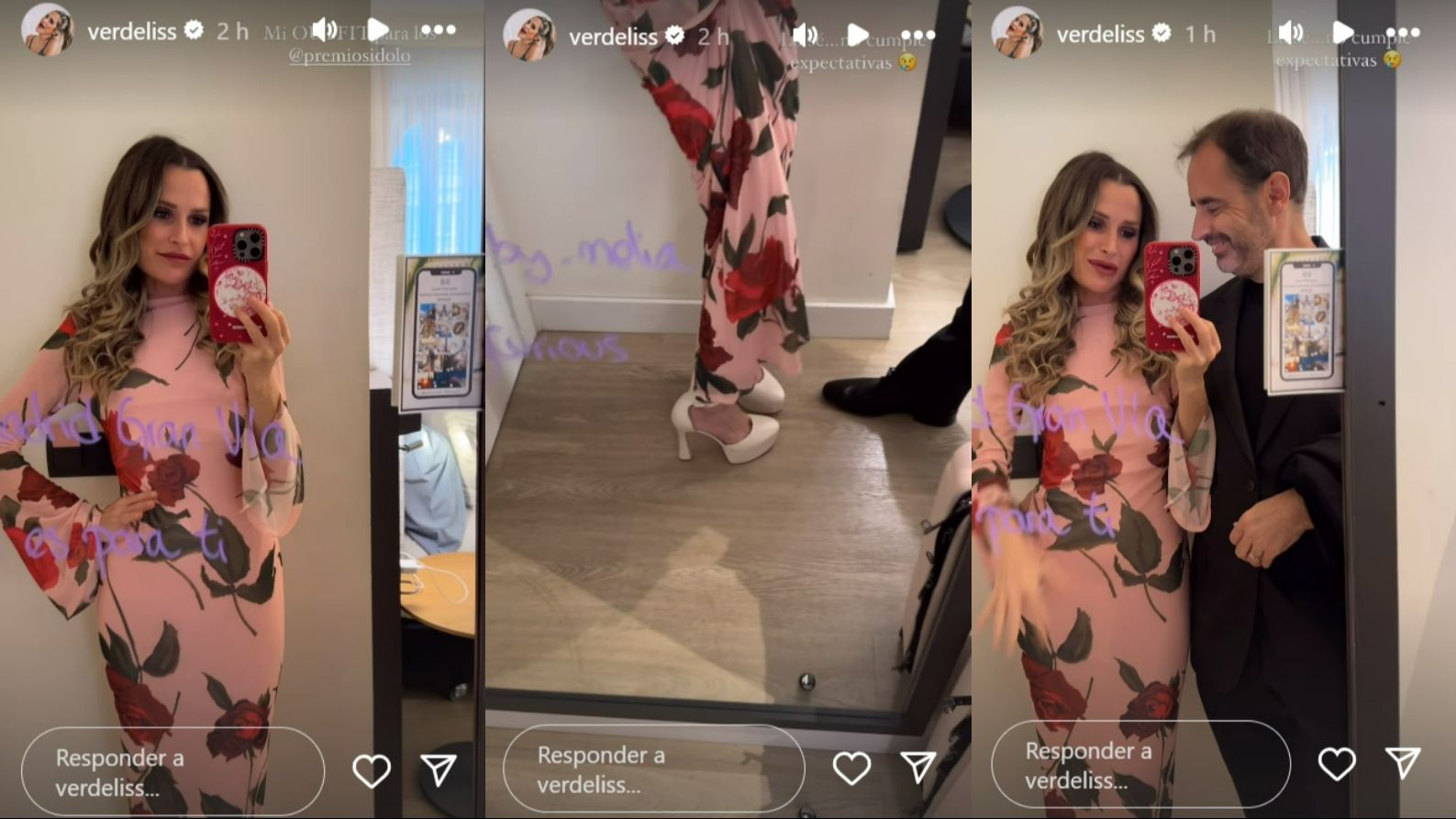 Verdeliss muestra su look para los Premios Ídolo 2024