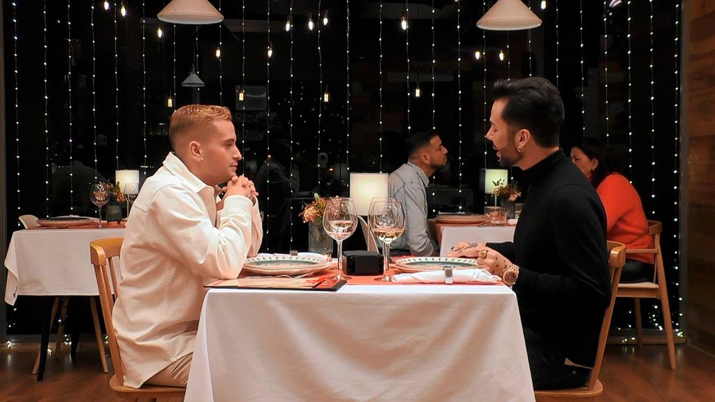 Jaime y Wagner, unidos por una lasaña en ‘First Dates’: “Me ha ganado, es mi plato favorito”