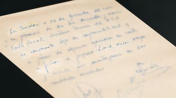 La servilleta que llevó a Messi al Barcelona