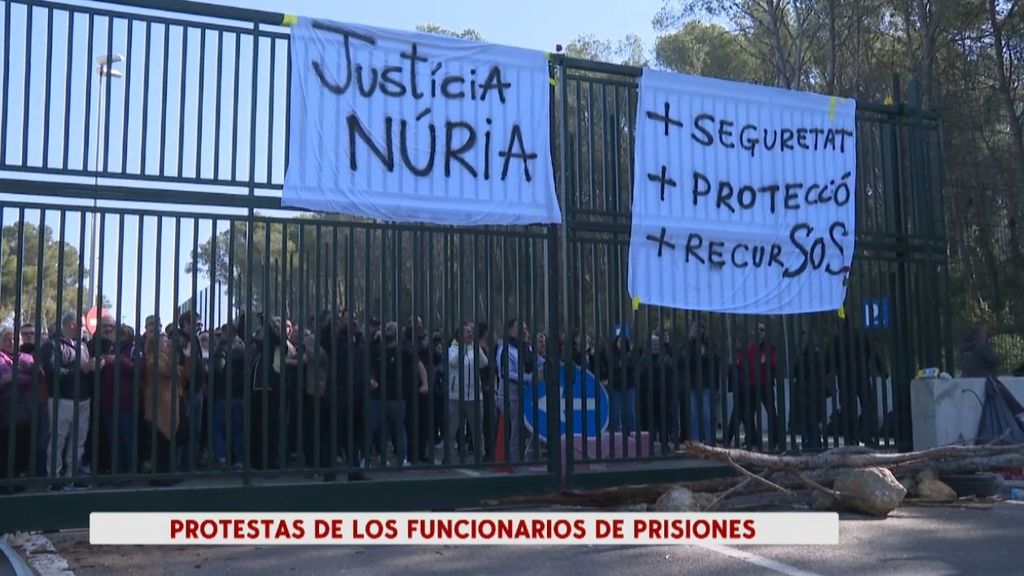 Protestas de los funcionarios de prisiones