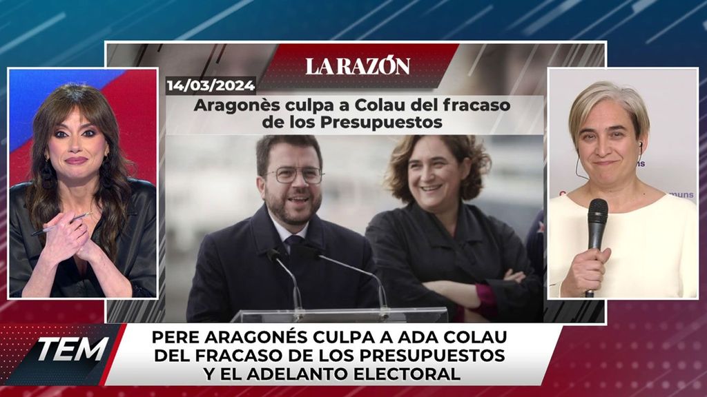 Ada Colau se defiende de las acusaciones de Pere Aragonès Todo es mentira 2024 Programa 1300