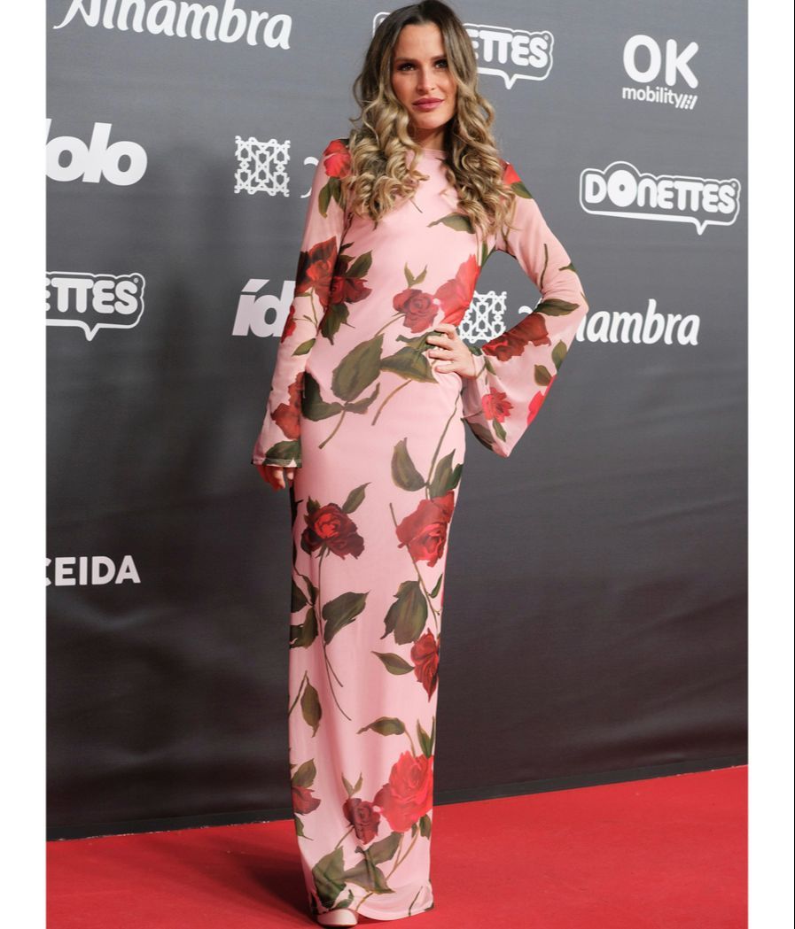 Verdeliss y su vestido estampado de flores que no fue su primera opción