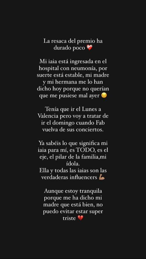 Violeta Mangriñán da la última hora sobre el estado de salud de su abuela