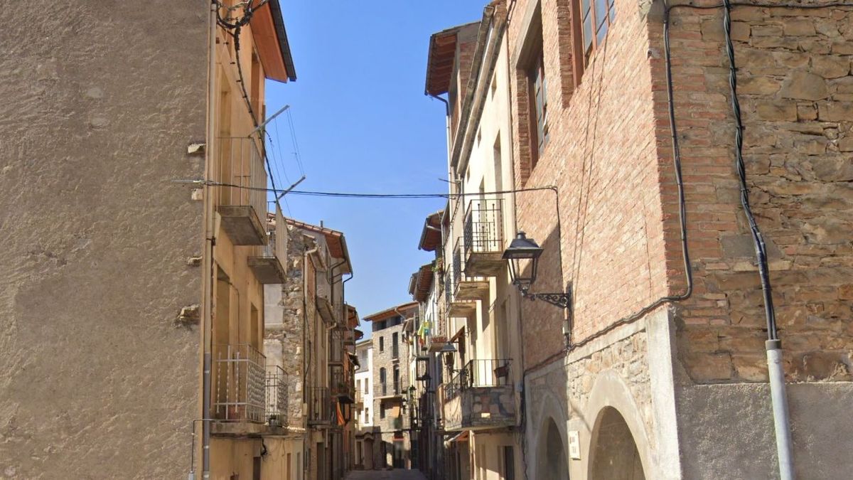 Calle Orán en la Pobla de Segur, Lleida