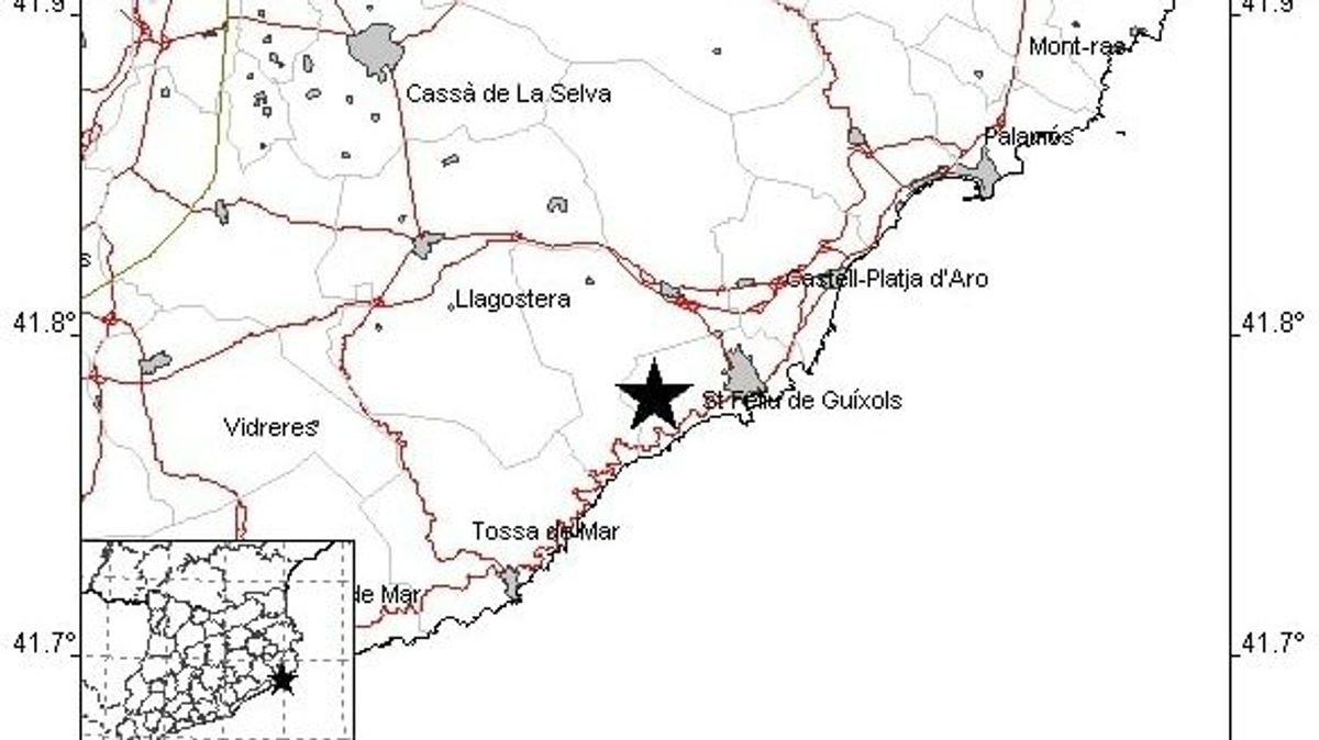 Un terremoto de magnitud 3,1 sacude tres comarcas de Girona: el epicentro ha sido en el Baix Empordà