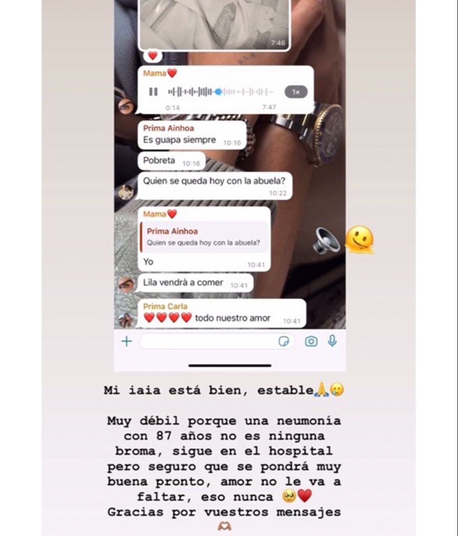 Violeta Mangriñán habla sobre el estado de salud de su abuela