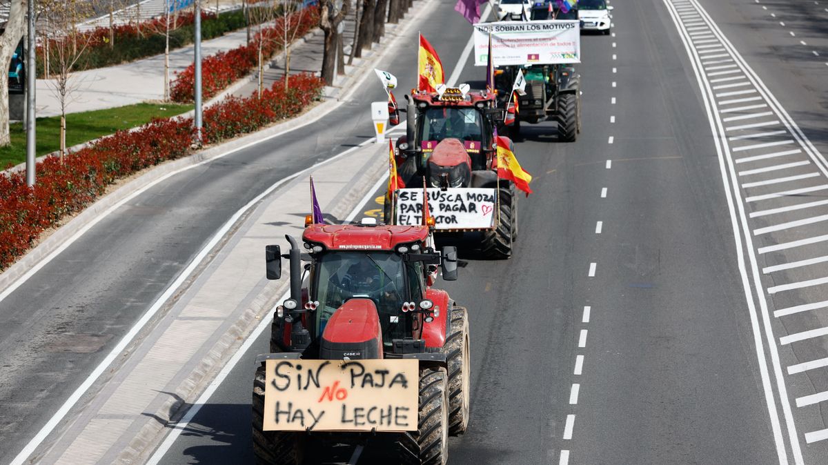 Los tractores vuelven este domingo a circular por el centro de Madrid en un nuevo acto de protesta