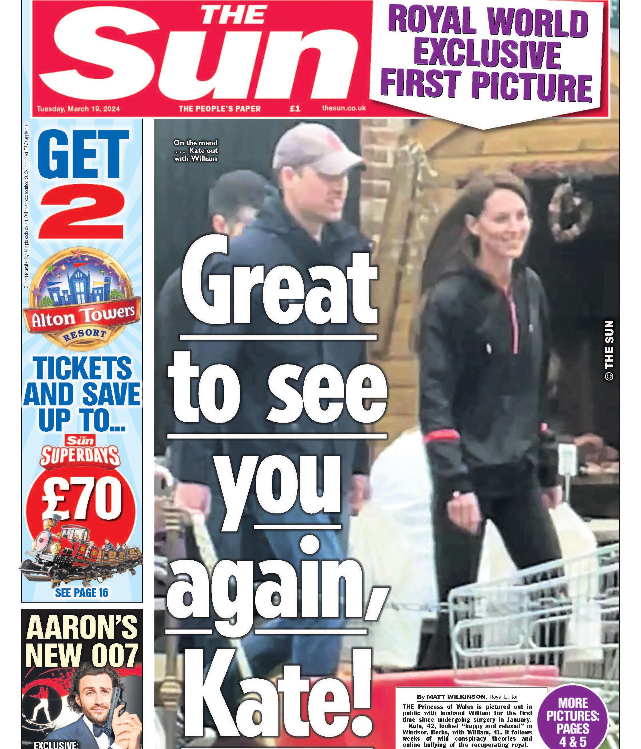 La portada de 'The Sun'