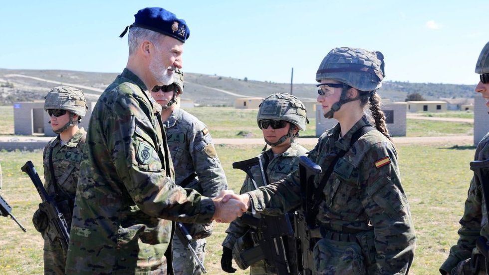 La visita de Felipe VI a su hija mayor en Zaragoza