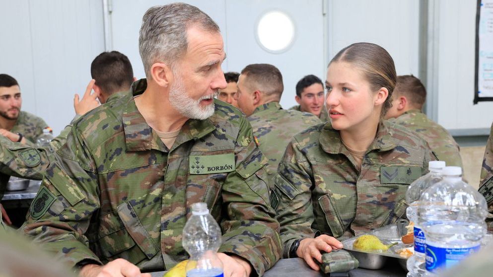 Padre e hija han compartido también momentos más distendidos, como el del almuerzo