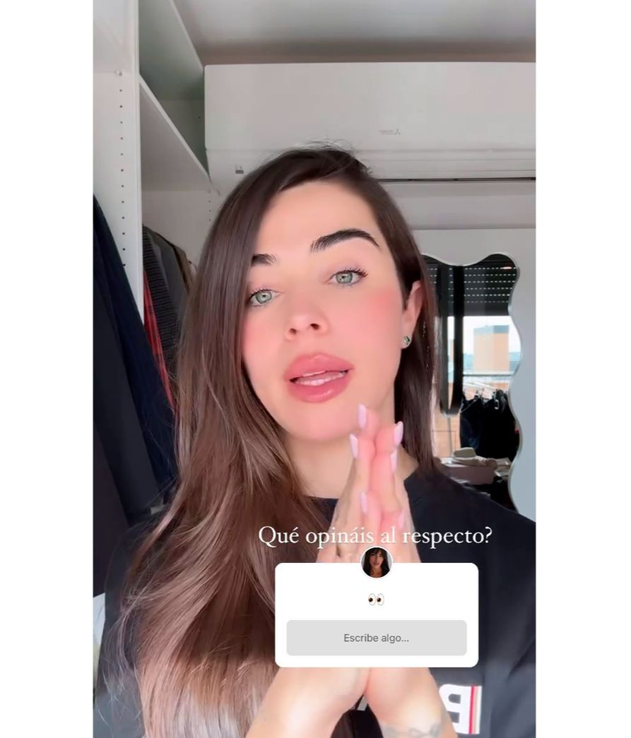 Violeta Mangriñán pregunta a sus seguidores qué opinan de la polémica campaña de los 'paseadores de niños'
