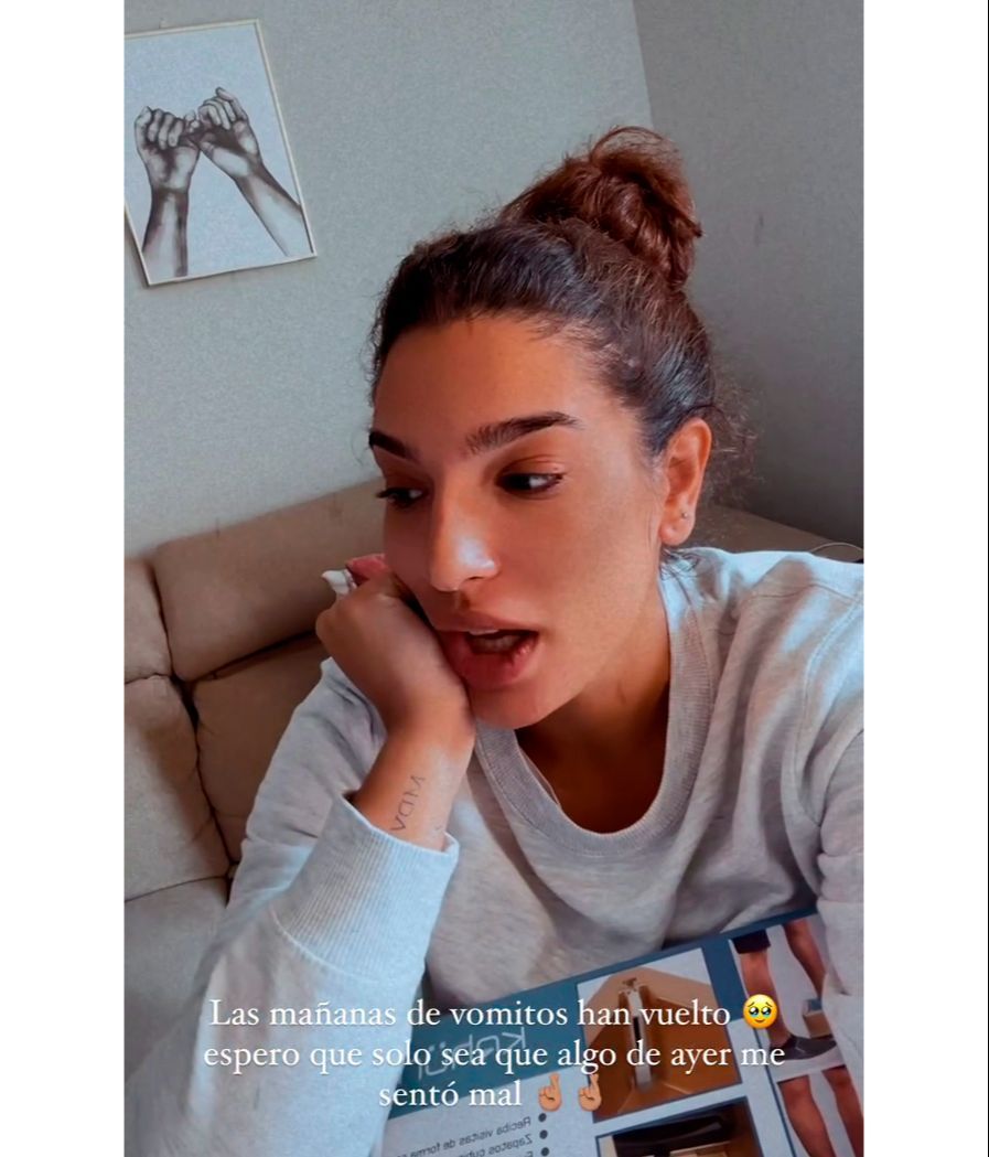 Alma Bollo habla de los síntomas que está sufriendo durante su embarazo