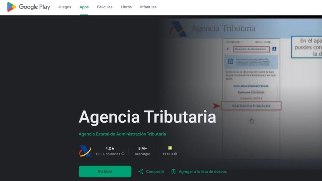 Aplicación Agencia Tributaria