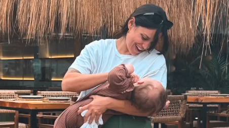 Martina diRosso enseña lo mucho que ha crecido su hija Daniela (Imagen Instagram: @martinadirosso)
