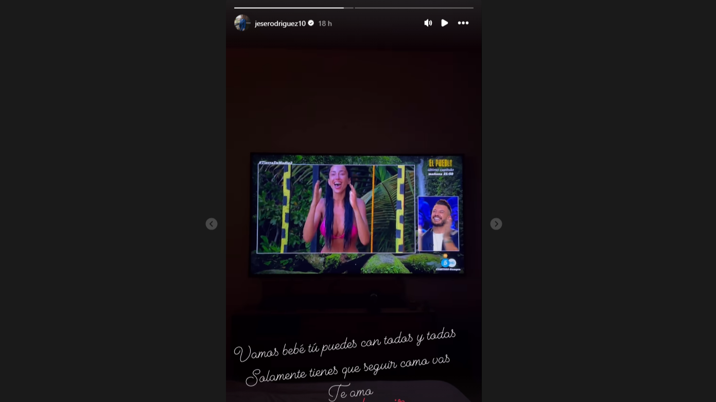 Mensaje cariñoso de Jesé a Aurah en redes sociales