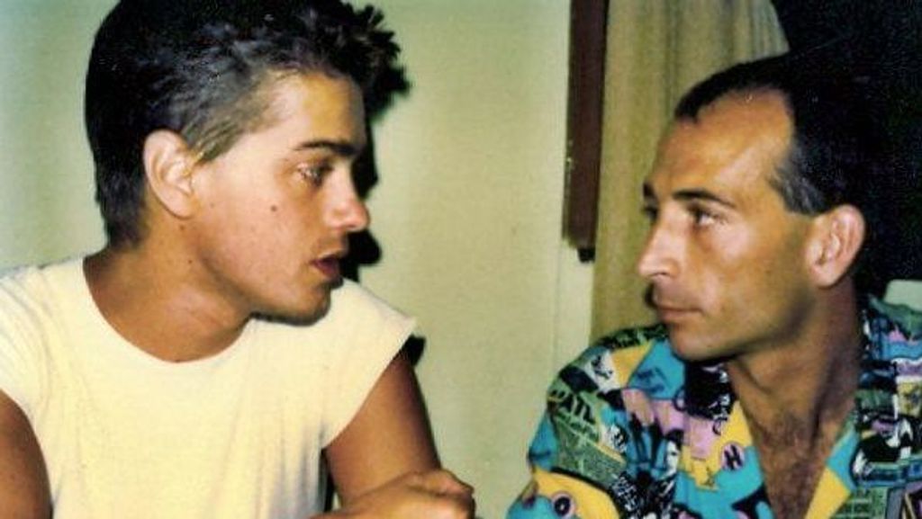 Santiago Auserón y Miguel Jiménez, en 1984.