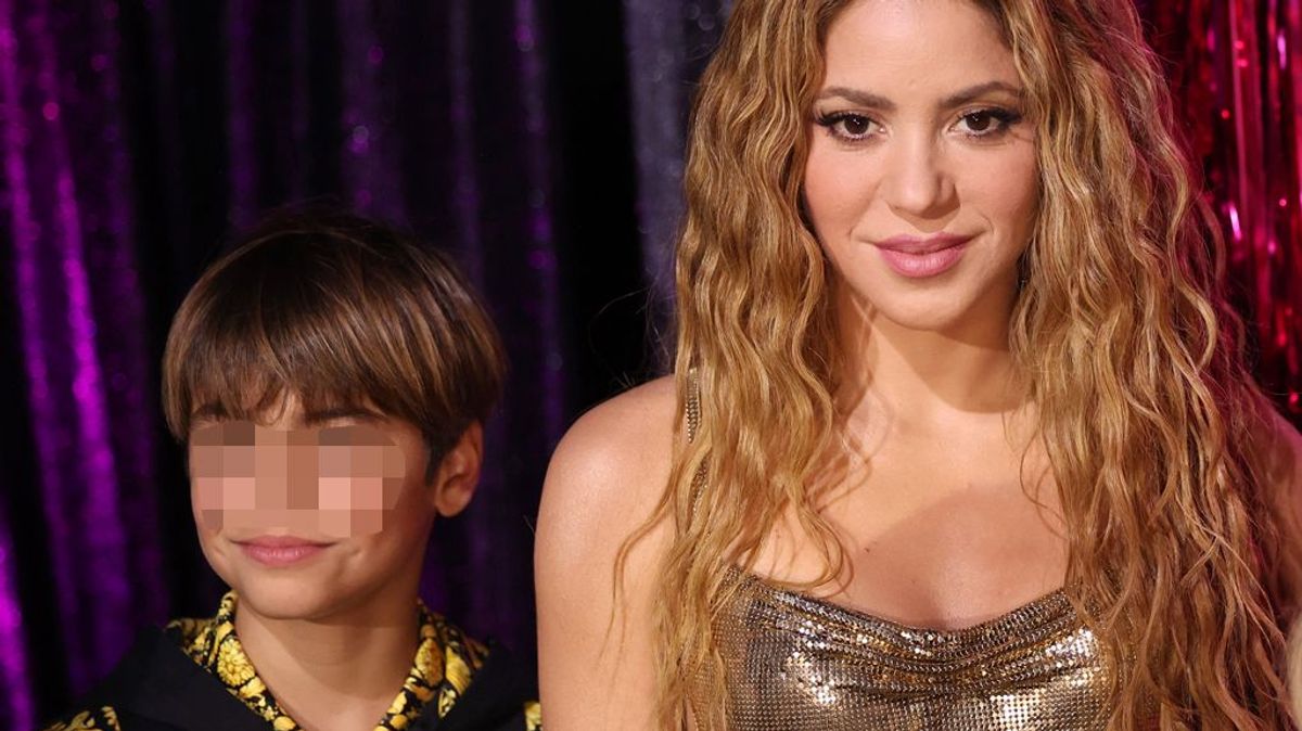 Shakira, junto a su hijo mayor