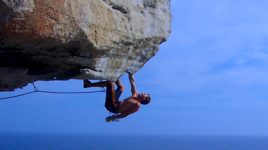 Albert Segura, escalando en Australia