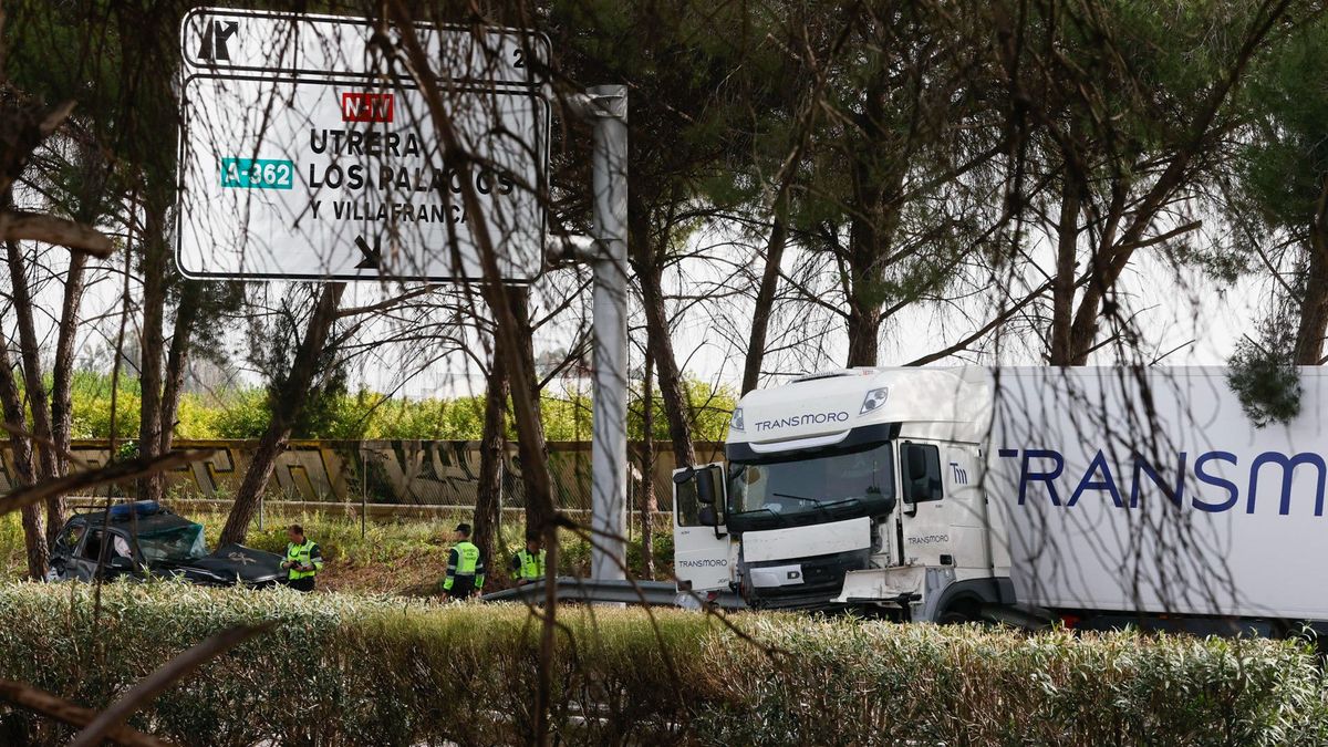 Dos de los cuatro civiles que murieron arrollados por un camión en la AP-4 tenían antecedentes por narcotráfico