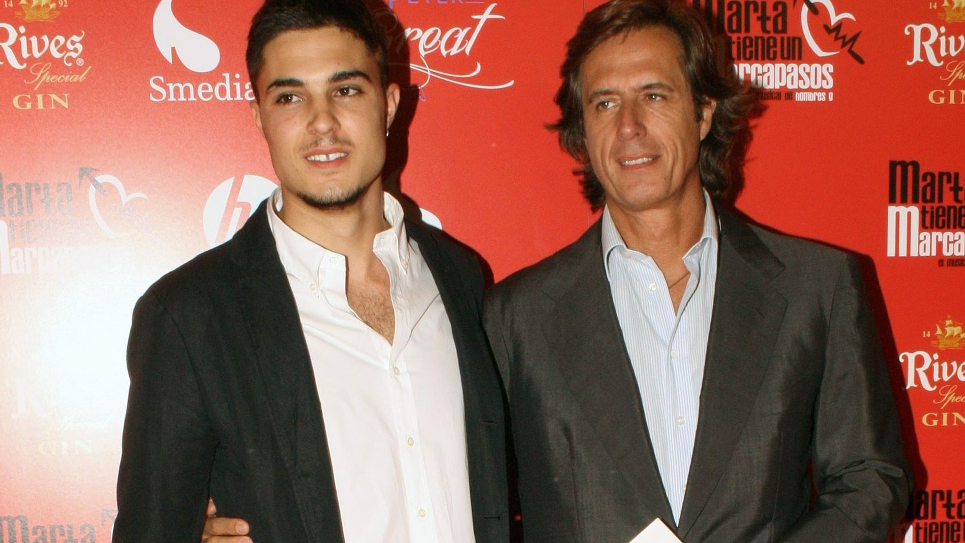 Carlo Costanzia padre e hijo, juntos, en una imagen de archivo