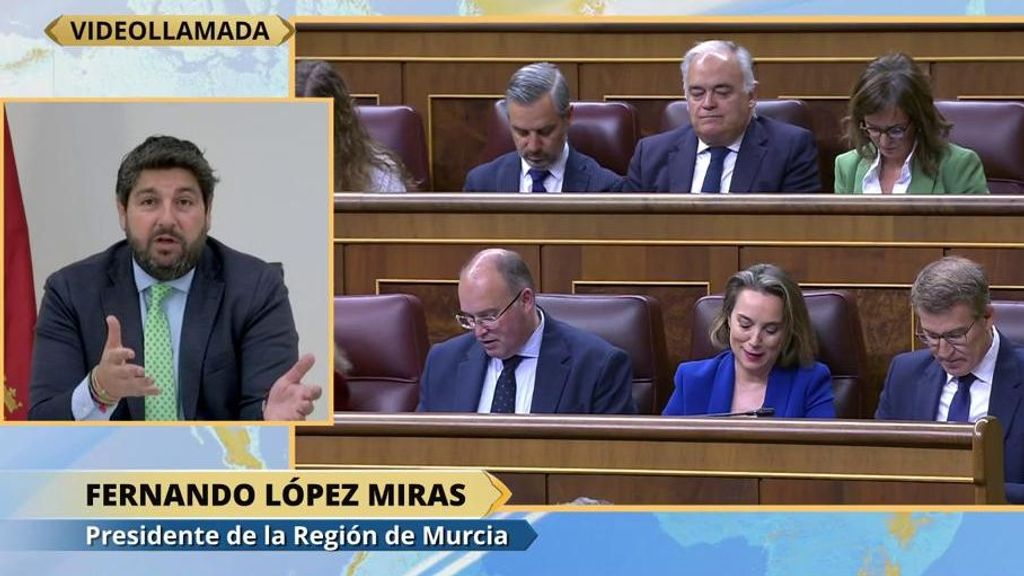 El presidente de la región de Murcia, sobre el posible sistema bilateral en Cataluña: "Tenemos un presidente que dice sí a todo"