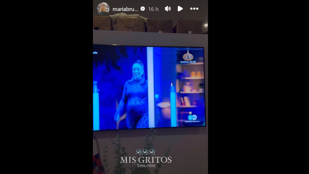 María Aguilar grita al ver a Ana embarazada
