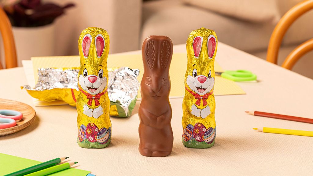 ¡Ahora los más peques podrán llevarse su conejo de chocolate a todas partes gracias a su tamaño reducido!