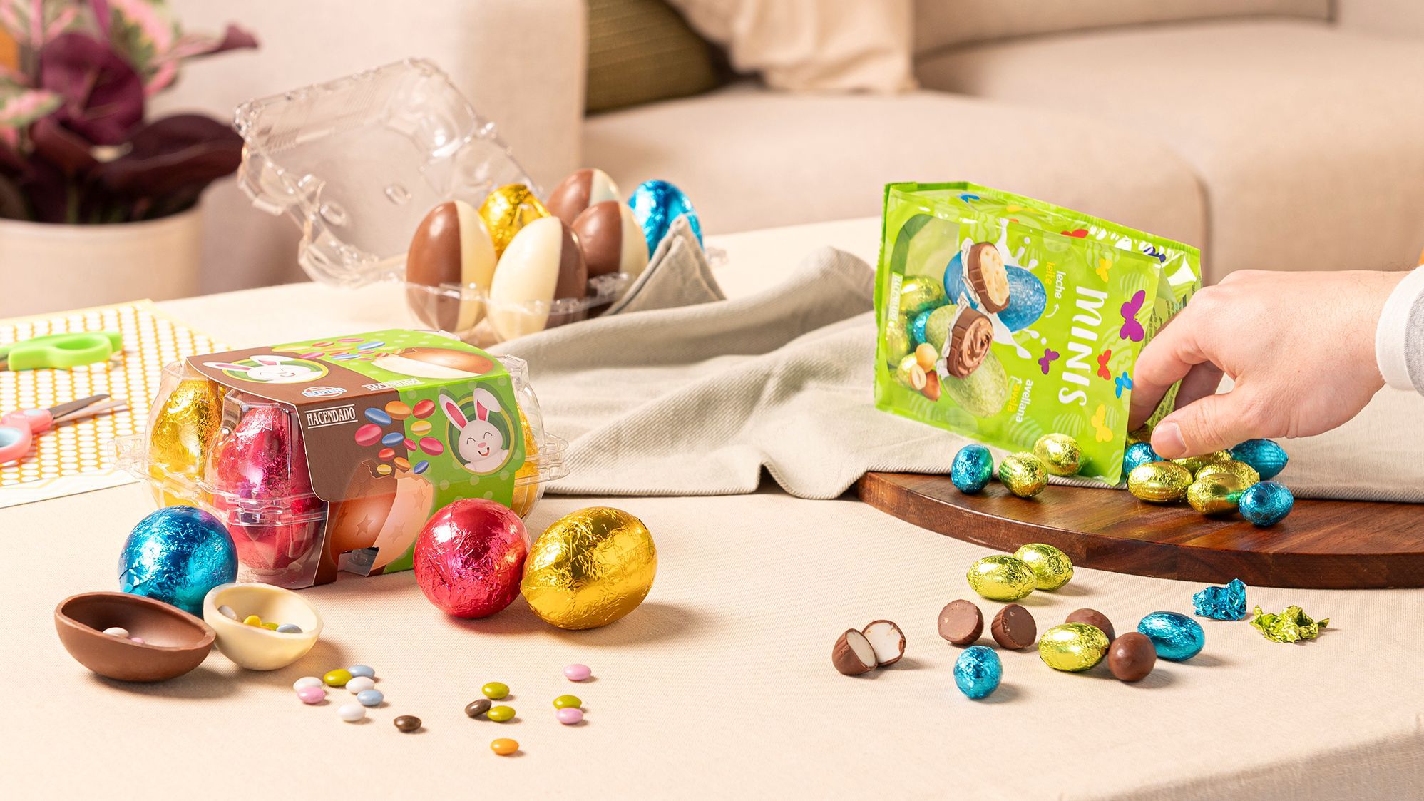 Descubre la irresistible combinación de chocolates con los huevos disquitos