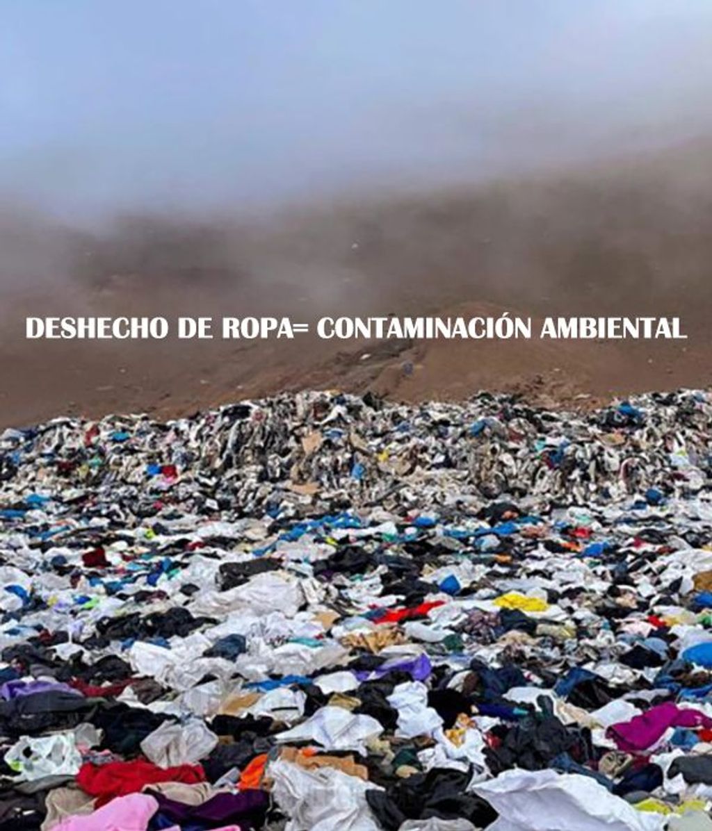 Deshecho de ropa = contaminación ambiental