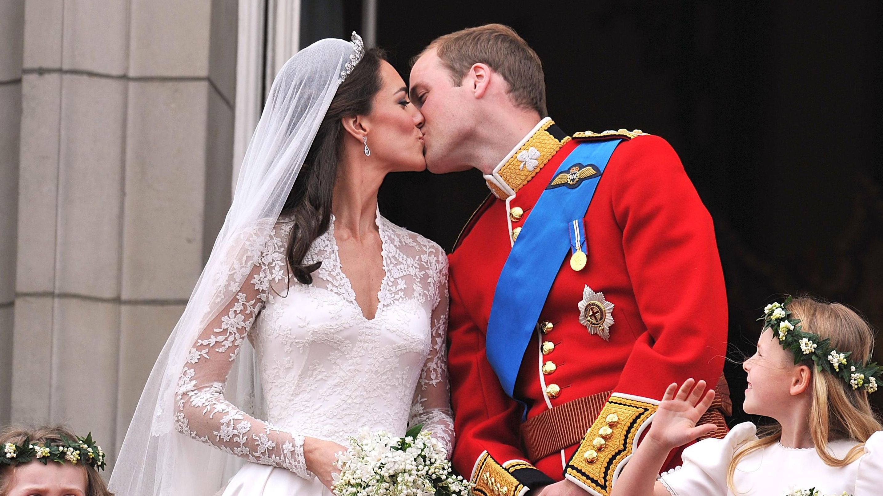 La pareja, en una imagen de su boda