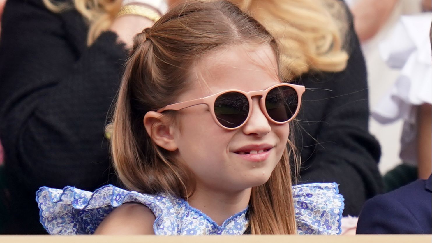 La princesa Charlotte, en la pasada edición del torneo de Wimbledon