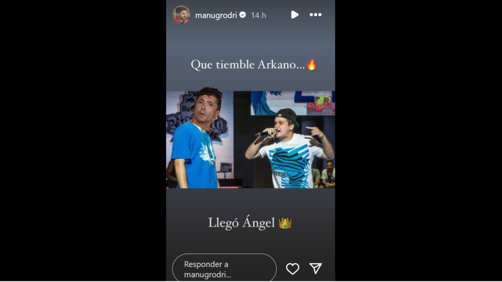 Manuel le hace un meme a Ángel Cristo