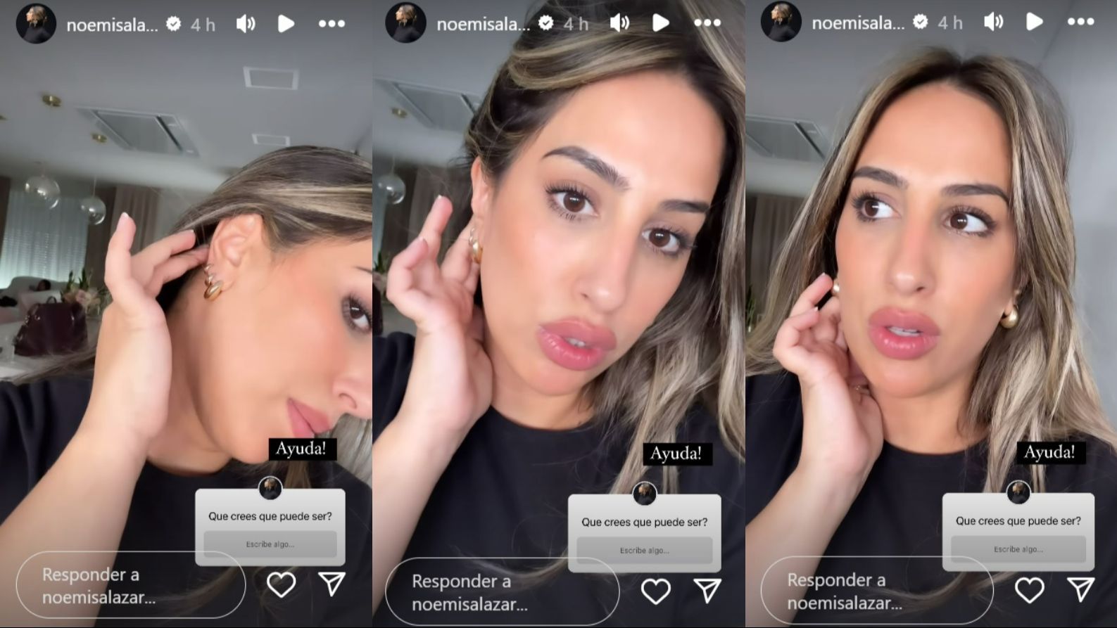 Noemí Salazar pide ayuda a sus seguidores