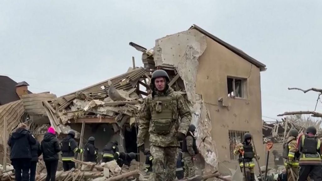 Un ataque masivo de Rusia deja sin luz a la mitad de Ucrania