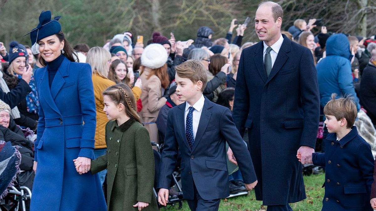 El príncipe Guillermo, la princesa Kate Middleton y sus tres hijos, George, Charlotte y Louis