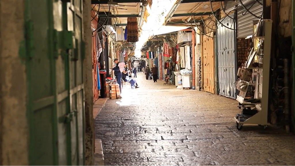 Las calles de Jerusalén, desérticas en plena Semana Santa por la guerra en Gaza