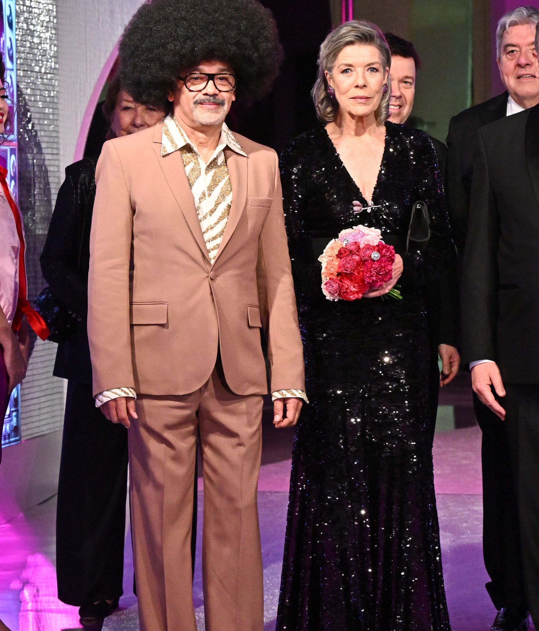 Carolina de Mónaco junto a Christian Louboutin