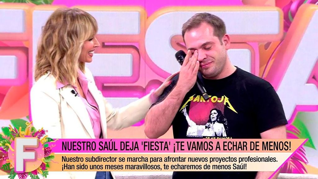 Saúl Ortiz se despide llorando de 'Fiesta': "Dejas un hueco" Fiesta 2024 Top Vídeos 89