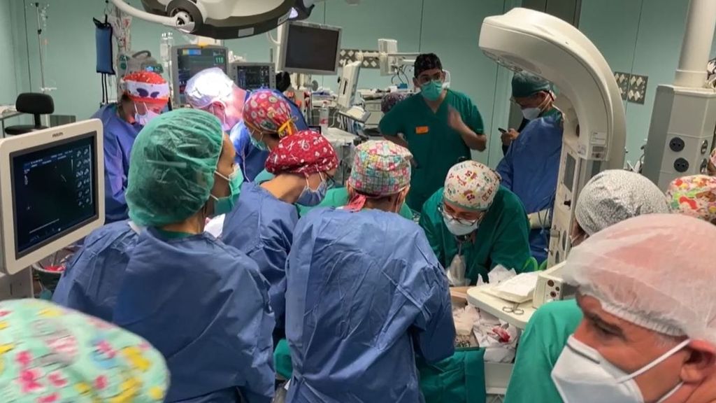 Extirpan un tumor de 168 gramos a un feto fuera del útero por primera vez en España