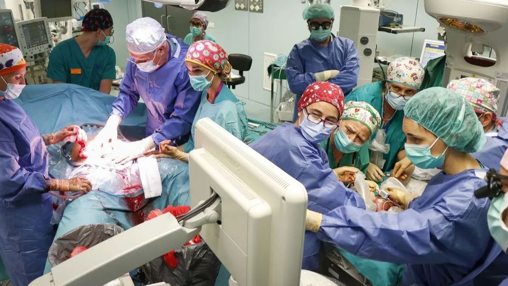 El hospital La Fe de Valencia ha intervenido así un tumor cardíaco en una bebé en periodo de gestación