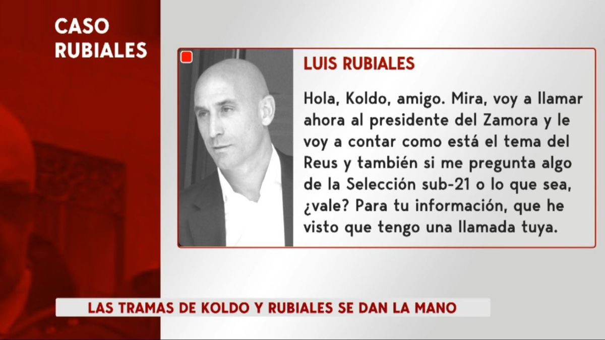 La relación entre Luis Rubilaes y Koldo García